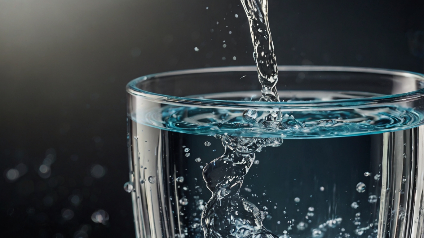 Kristallklares Wasser als Ergebnis bewusster Wasseraufbereitung